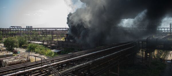 Пожар на заводе Наирит - Sputnik Արմենիա