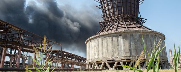 Пожар на заводе Наирит - Sputnik Արմենիա