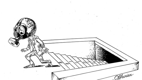 Карикатура. Противодействие в ароматных подземных переходах - Sputnik Արմենիա