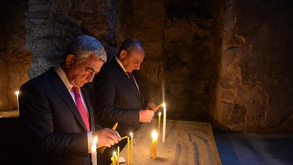 Սերժ Սարգսյանն ու Բակո Սահակյանը. արխիվային լուսանկար - Sputnik Արմենիա