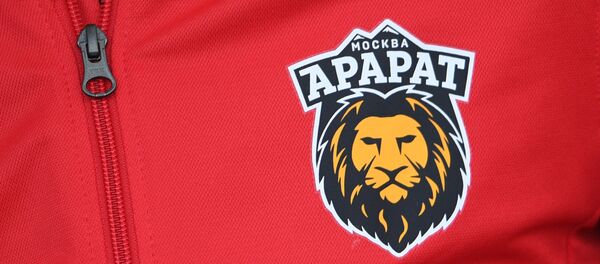 Эмблема футбольного клуба Арарат на футболке. - Sputnik Армения