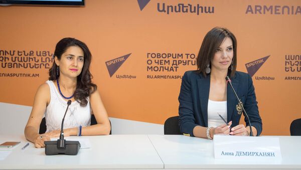 Видеомост, приуроченный к Всемирному дню красоты, Анна Демирханян - Sputnik Армения