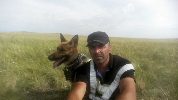 велотурист Артур Оганян - Sputnik Армения