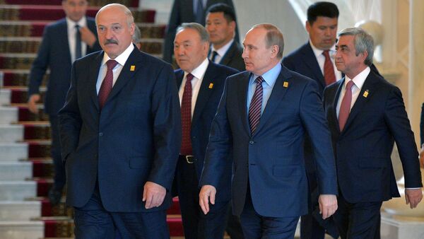 Президенты стран-членов ЕАЭС Росии, Беларуси, Казахстана и Армении - Sputnik Армения