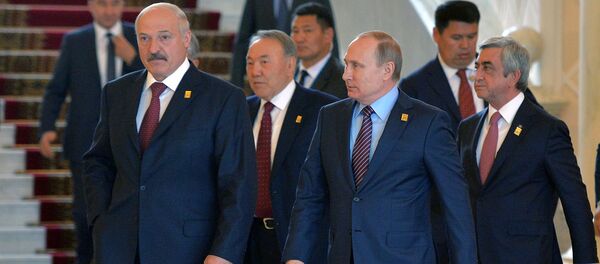 Президенты стран-членов ЕАЭС Росии, Беларуси, Казахстана и Армении - Sputnik Армения