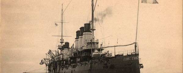 Французский крейсер Жанна д’Арк (почтовая открытка) - Sputnik Արմենիա
