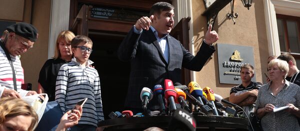 Пресс-конференция Михаила Саакашвили во Львове - Sputnik Армения