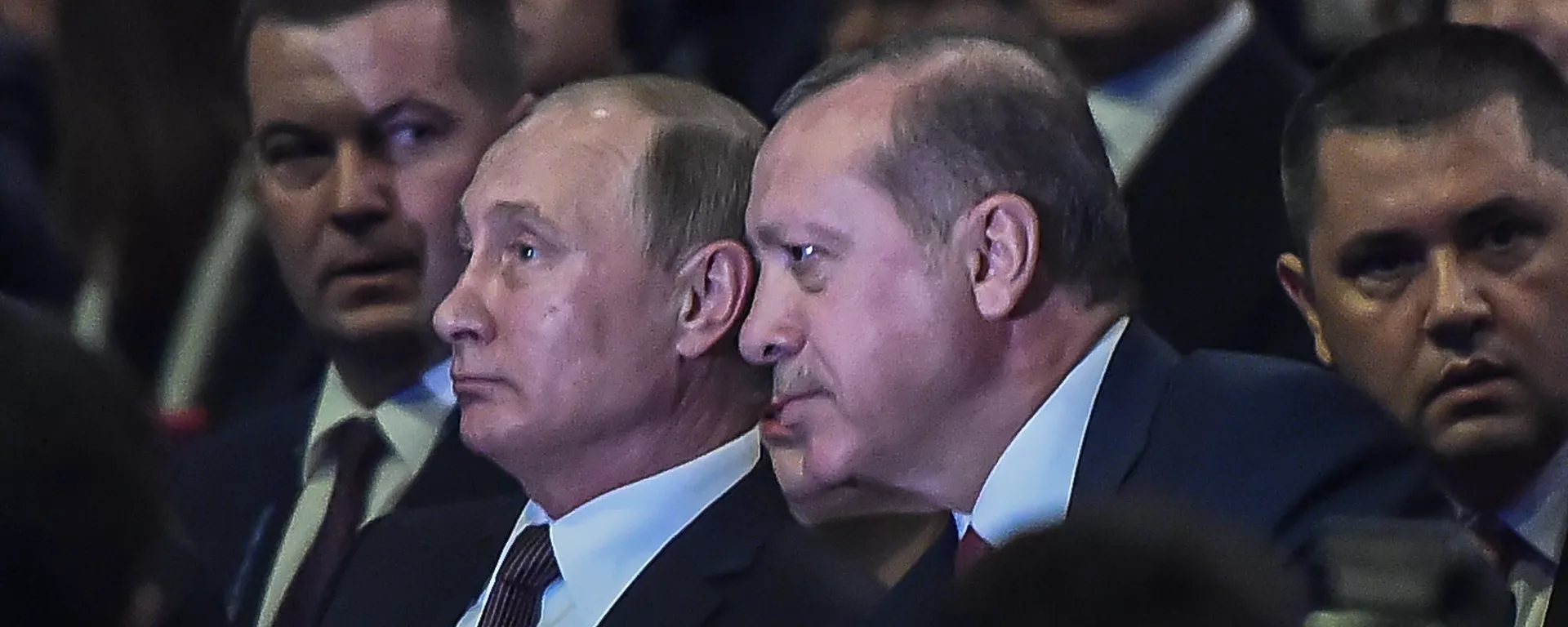 Реджеп Тайип Эрдоган и Владимир Путин - Sputnik Армения, 1920, 19.01.2022