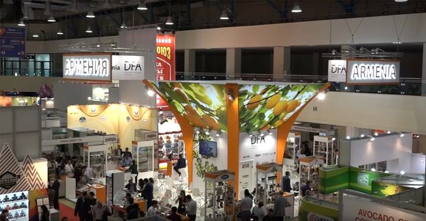 Павильон Армении на продовольственной выставке WorldFood Moscow Павильон Армении на продовольственной выставке WorldFood Moscow - Sputnik Армения