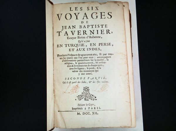 Самая известная книга Жана Батиста Тавернье — «Le Six Voyages dе Jean-Baptiste Tavernier» («Шесть путешествий Жан-Батиста Тавернье») - Sputnik Արմենիա