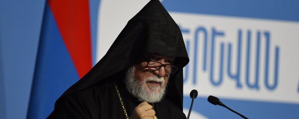Арам Католокос на форуме Армения-Диаспора Арам Католокос на форуме Армения-Диаспора - Sputnik Արմենիա