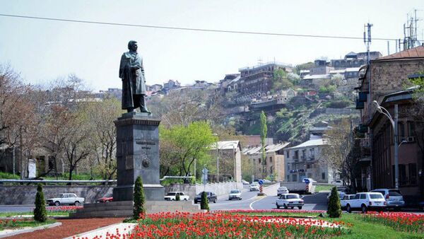 Памятник Хачатура Абовяна в Ереване - Sputnik Արմենիա