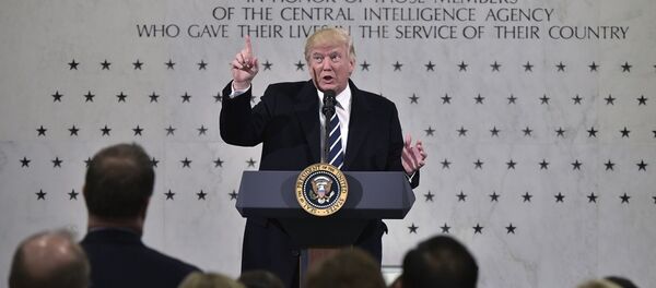 Дональд Трамп в штаб-квартире ЦРУ - Sputnik Армения