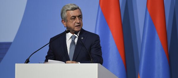 Серж Саргсян на форуме Армения-Диаспора - Sputnik Армения