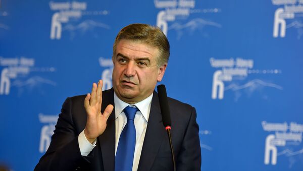 И.О. премьер-министра Армении Карен Карапетян - Sputnik Армения