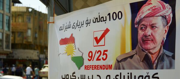 Агитация за независимость Иракского Курдистана на улицах Эрбиля - Sputnik Армения