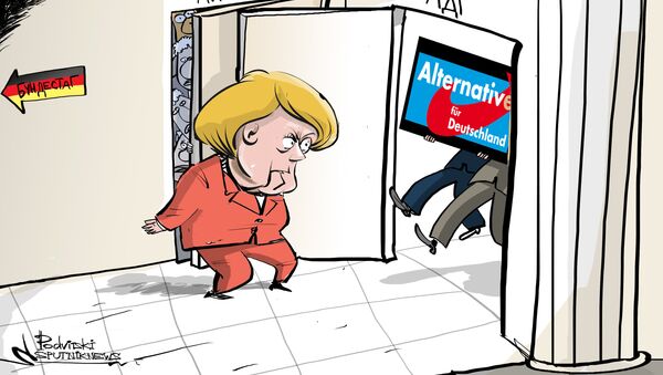Карикатура. Выборы в Бундестаг - Sputnik Արմենիա