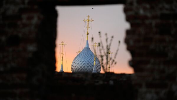 Купола церкви Одигитрии Ростовского кремля - Sputnik Արմենիա
