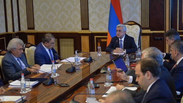 Президент Серж Саргсян провел заседание Совета национальной безопасности - Sputnik Արմենիա