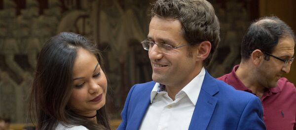 Ариана Каоли и Левон Аронян - Sputnik Армения