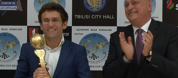 Гимн России по ошибке включили в Тбилиси на Кубке мира по шахматам Гимн России по ошибке включили в Тбилиси на Кубке мира по шахматам - Sputnik Армения