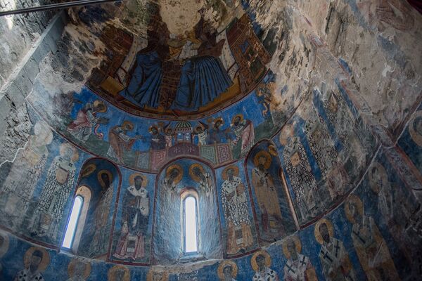 Фрески монастыря Святой Богоматери в Ахтале - Sputnik Армения
