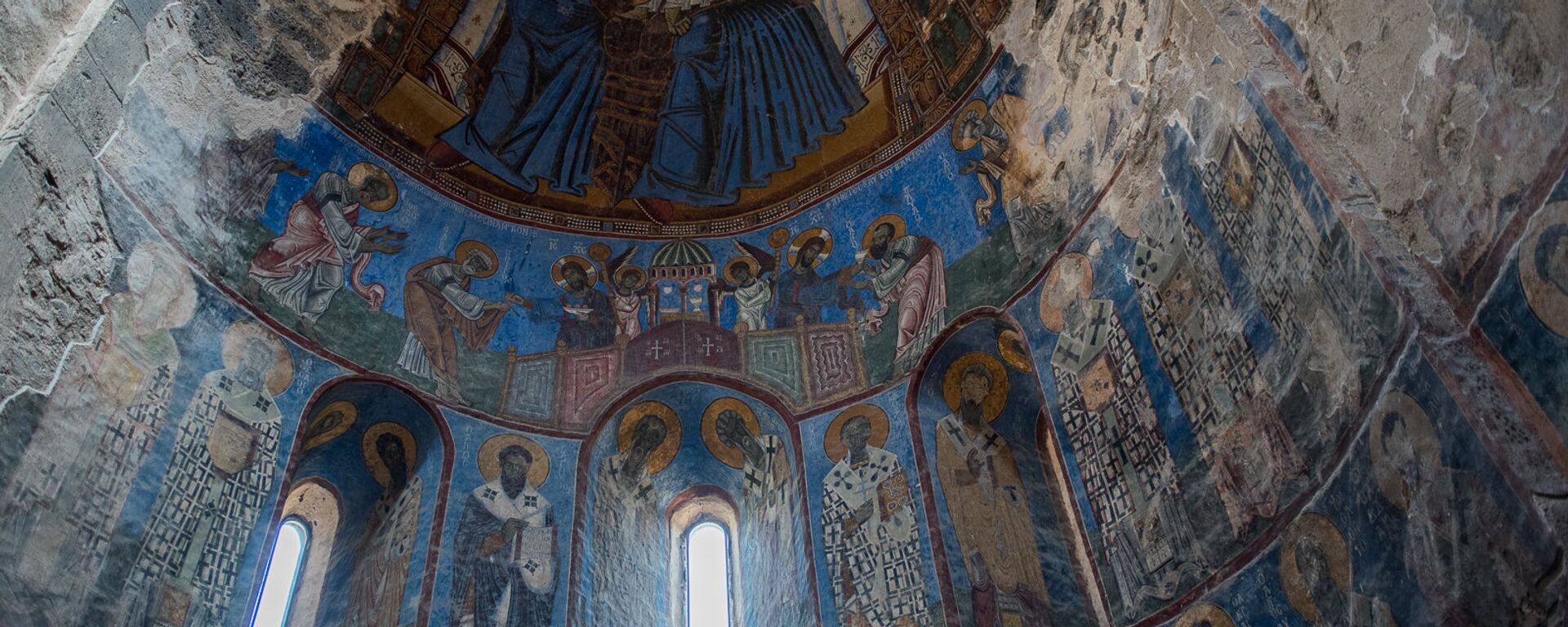 Фрески монастыря Святой Богоматери в Ахтале - Sputnik Армения, 1920, 06.07.2021