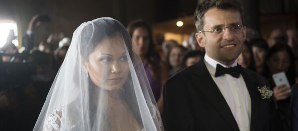Свадьба Левона Ароняна и Арианы Каоли Свадьба Левона Ароняна и Арианы Каоли - Sputnik Արմենիա