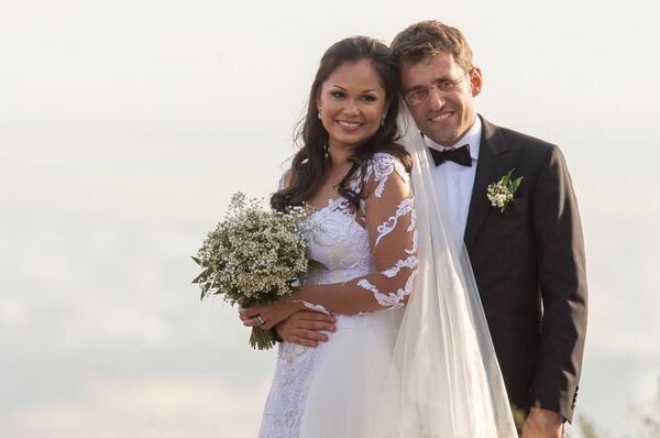 Свадьба Левона Ароняна и Арианы Каоли Свадьба Левона Ароняна и Арианы Каоли - Sputnik Արմենիա