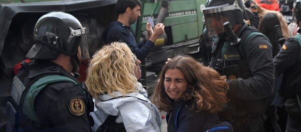 Столкновения в Каталонии - Sputnik Արմենիա