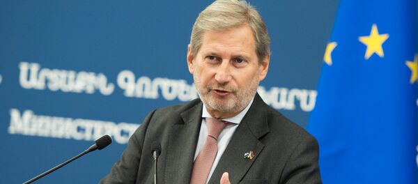 Комиссар Европейской делегации Йоханнес Ханн - Sputnik Армения