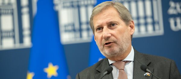 Комиссар Европейской делегации Йоханнес Ханн - Sputnik Армения