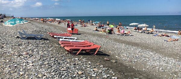 Пляж в Батуми, Грузия - Sputnik Արմենիա