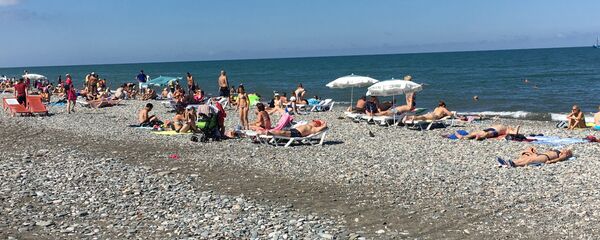 Пляж в Батуми, Грузия - Sputnik Армения