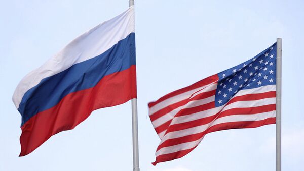 Россия и США. Флаги - Sputnik Արմենիա