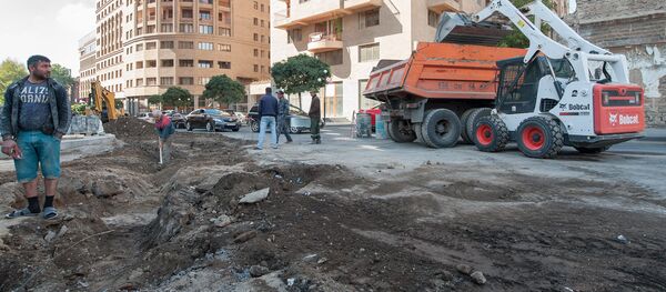 Улица Теряна закрыта из-за строящейся под ней парковки - Sputnik Армения