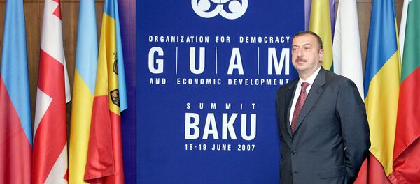 Ильхам Алиев на саммите стран-участниц ГУАМ в Баку - Sputnik Армения