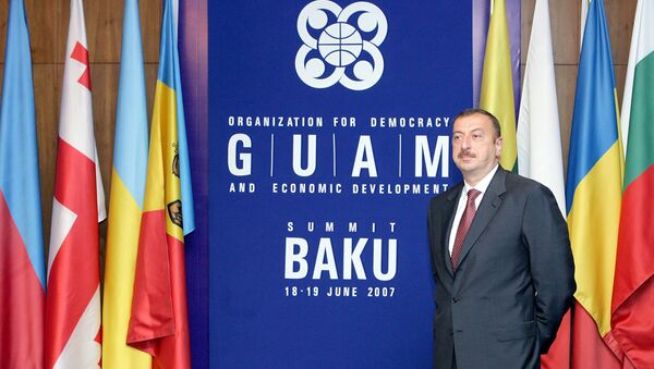 Ильхам Алиев на саммите стран-участниц ГУАМ в Баку - Sputnik Արմենիա