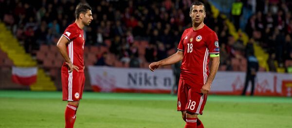 Матч Армения - Польша. Генрих Мхитарян - Sputnik Армения