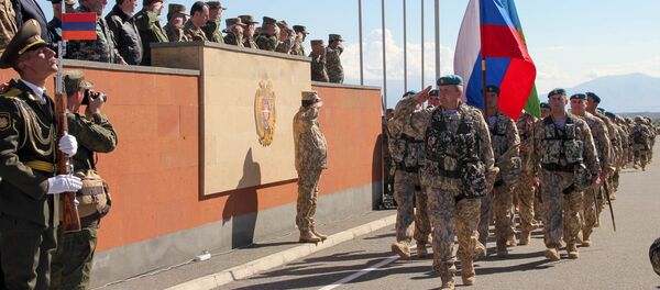Учения ОДКБ Взаимодействие - 2017 в Армении - Sputnik Армения
