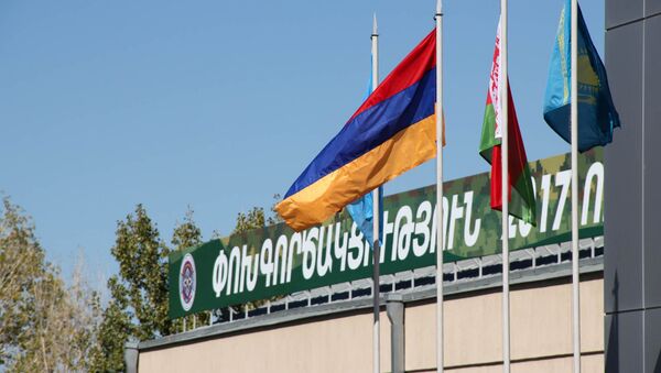 Учения ОДКБ Взаимодействие - 2017 в Армении - Sputnik Армения