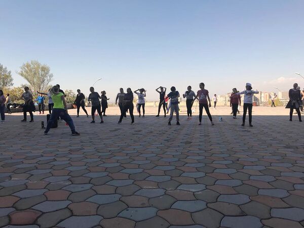 Массовые тренировки в Ереване Массовые тренировки в Ереване - Sputnik Արմենիա