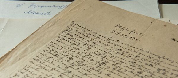 Письмо Моцарта аббату Буллингеру - Sputnik Армения