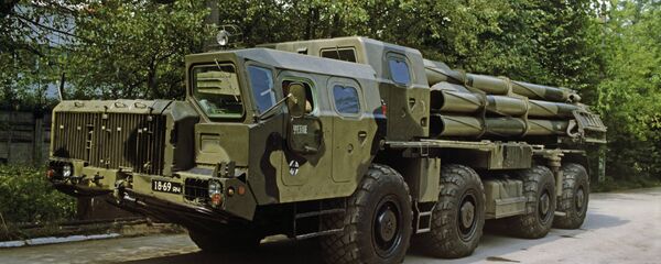 Реактивная система залпового огня Смерч Реактивная система залпового огня Смерч - Sputnik Армения