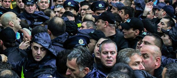 Акция протеста в Грузии - Sputnik Армения