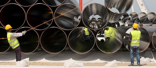 Строительство газовой трубы Строительство газовой трубы - Sputnik Արմենիա