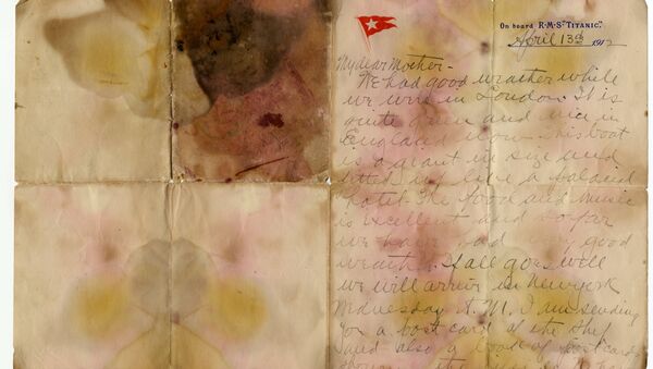 Проданное с аукциона письмо погибшего пассажира Титаника - Sputnik Արմենիա