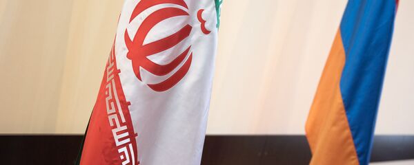 Флаги Армении и Ирана Флаги Армении и Ирана - Sputnik Արմենիա