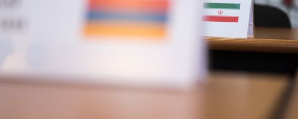 Флаги Армении и Ирана Флаги Армении и Ирана - Sputnik Արմենիա