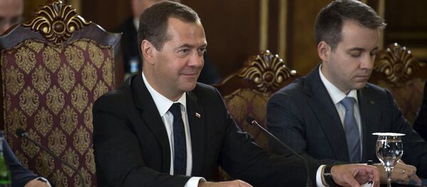 Встреча премьер министров Армении и России Карена Карапетяна и Дмитрия Медведева - Sputnik Армения